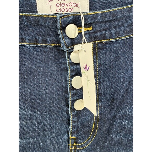 The Elevated Closet Womens Size 38x38 Blue Jean Flares bootcut NWT - Picture 6 of 15